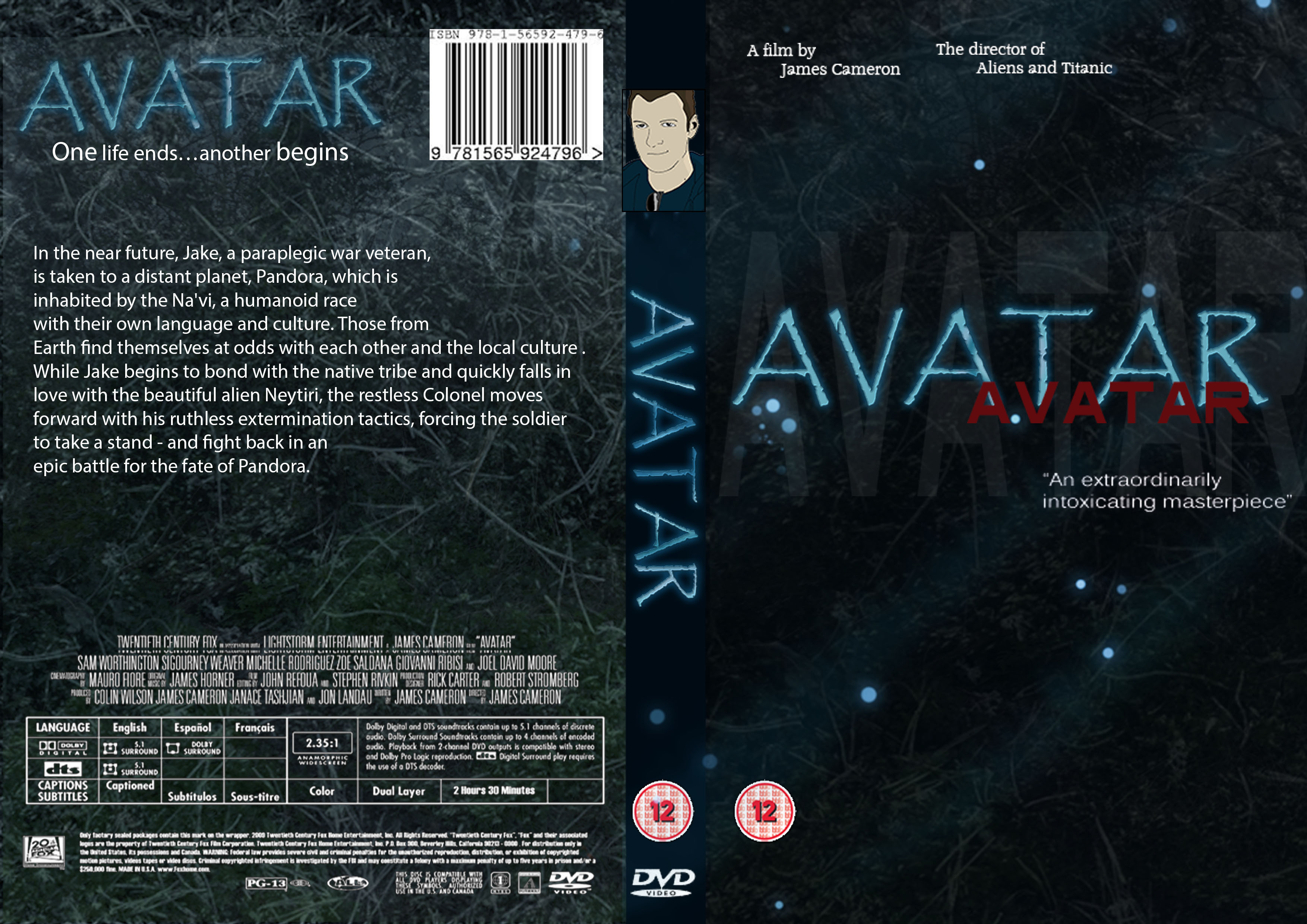 First DVD cover design